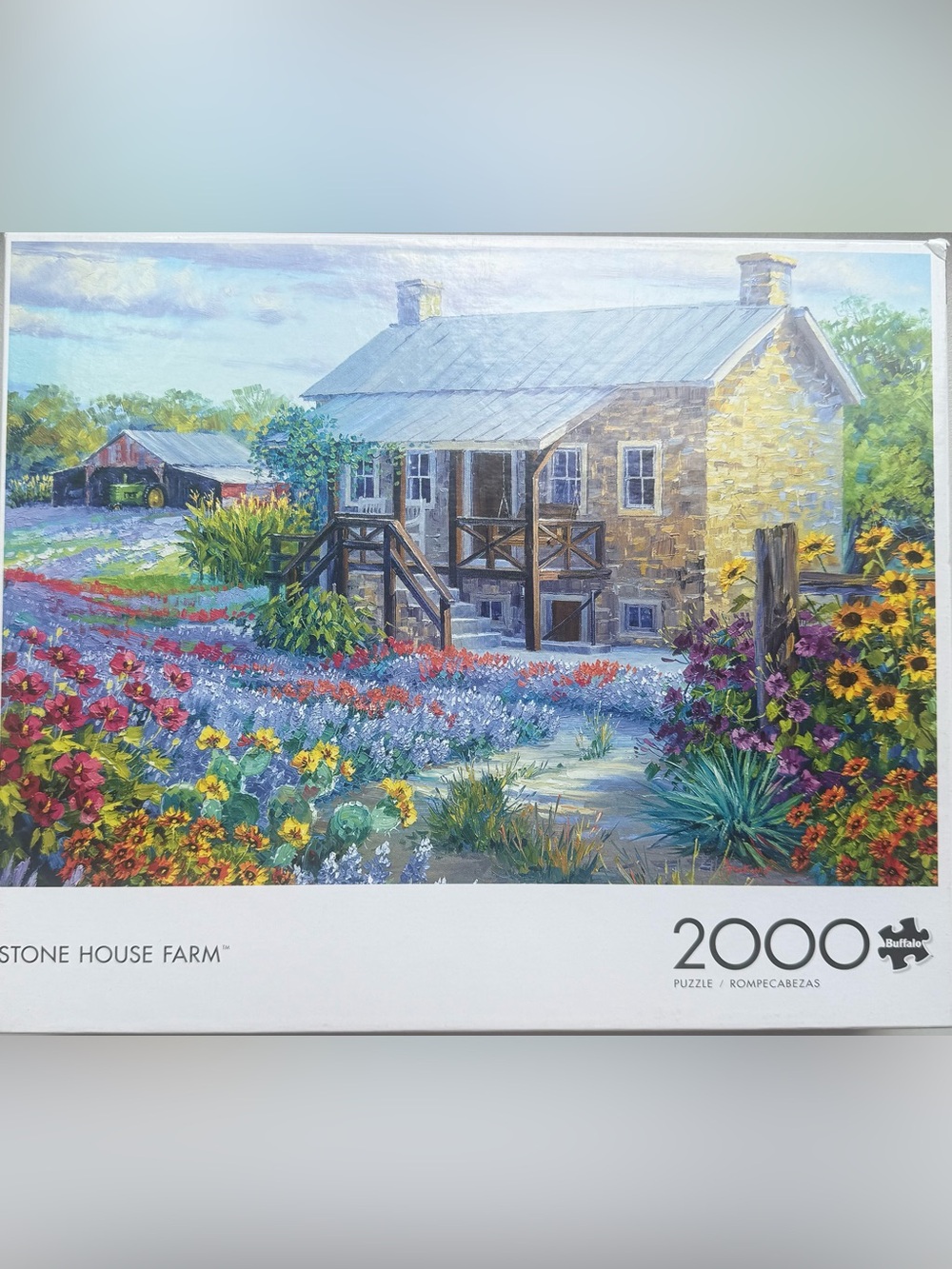Stone House Farm 2000 piece buffalo games puzzle